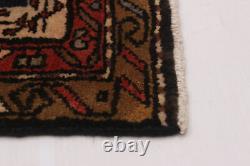 Vintage Hand-Knotted Area Rug 3'10 x 10'7 Traditional Wool Carpet