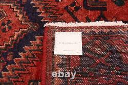 Vintage Hand-Knotted Area Rug 3'5 x 8'2 Traditional Wool Carpet