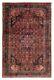 Vintage Hand-knotted Area Rug 3'8 X 5'6 Traditional Wool Carpet