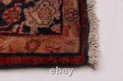 Vintage Hand-Knotted Area Rug 4'10 x 7'3 Traditional Wool Carpet