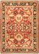 Vintage Hand-knotted Area Rug 4'2 X 6'2 Traditional Wool Carpet