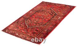 Vintage Hand-Knotted Area Rug 4'8 x 6'10 Traditional Wool Carpet