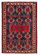 Vintage Hand-knotted Area Rug 5'2 X 7'4 Traditional Wool Carpet