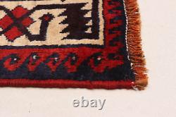 Vintage Hand-Knotted Area Rug 5'2 x 7'4 Traditional Wool Carpet