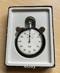 Vintage Heuer Stopwatch, in original box, fully working in Excellent Condition