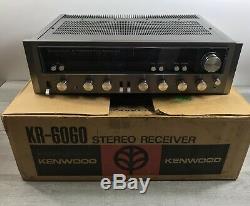 Vintage Kenwood Stereo Receiver KR-6060 Original Model Excellent Condition