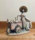Vintage Lladro Figurine #6141 Kitty Cart Retired Large In Excellent Condition