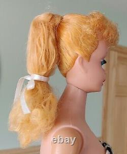 Vintage Mattel Barbie Blonde 1961 #5 Ponytail Doll #850 Excellent Condition