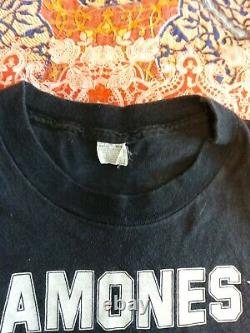 Vintage Original RAMONES Tour Shirt Rare Excellent Condition