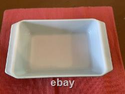 Vintage Pyrex Golden Green Wheat Space Saver 575 With Lid Excellent Condition