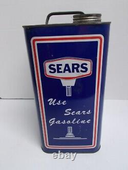 Vintage SEARS Tri-Pure Motor Oil 1-gal. Can, Excellent Condition