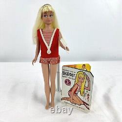 Vintage Skipper Doll Platinum Lemon Blonde Hair 1964 SL Excellent Condition