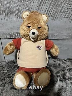 Vintage Teddy Ruxpin And Grubby With Accessories. Excellent Condition