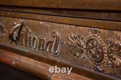 Vintage Working National Brass Cash Register Model 421 1910 Excellent Condition