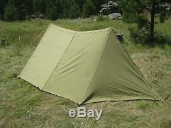 WW2 U. S. Army Pup Tent Complete & Original Early WWII Issue Excellent Condition