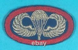 WW 2, US 505th Parachute Infantry Regiment Bullion Oval, Excellent Condition, #1