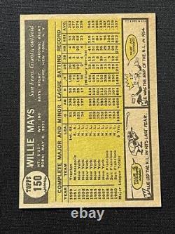 Willie Mays 1961 Topps vintage baseball card #150 sharp excellent shape