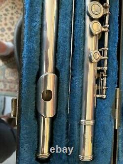 Yamaha 21s Flute Excellent Used Condition Original Case & Rod! Lovely Flute