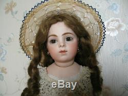 18 Antique Originale Française Bru Jne. Taille 6 Doll, Excellent Etat