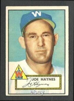 1952 Topps #145 Joe Haynes Gray Retour Solide Excellent État Carte De Qualité Supérieure