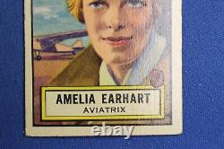 1952 Topps Look'n See #45 Amelia Earhart en excellent état