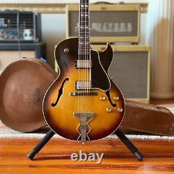 1960 Gibson Es-175 Original Zèbre Pafs Sunburst Excellent État