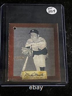 1960 Mickey Mantle Rawlings Gant Tag Excellent État