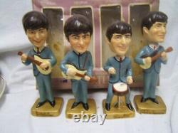 1964 Beatles Bobblehead Set Excellent État In Fair Original Box