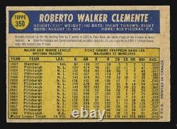 1970 O-pee-chee #350 Roberto Clemente Excellent À Excellente Carte De Condition Plus