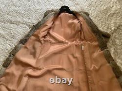 1970s Real Full Length Fur Coney Coat Excellent Vintage Condition Taille Uk 10