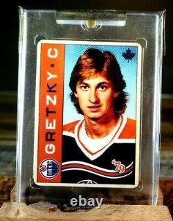 1979 Wayne Gretzky Rookie Rc Mini Carte Oilers Sealed Excellent État