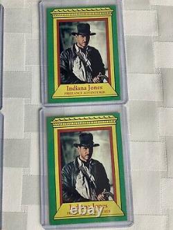 1981 Topps Raiders Of The Lost Ark Cards # 2 Lot De 10 Tout Nice Condition. C'est Pas Vrai.