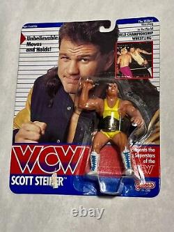 1990 Scott Steiner Wcw Action Figure Galoob Scellé Excellent État