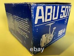 Abu 501 Vintage Bobine À Visage Fermé, Excellent État, Original Box & Wrench