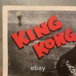 Affiche De Réédition De King Kong Rko Des Années 1950 Excellent État