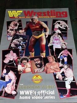 Affiche originale Wwf/wwe Hulk Hogan - Affiche en excellent état de Jyd Wwf Promo
