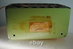 All Original 1953 Crosley E15 Ce Rare Chartreuse Color Excellent État