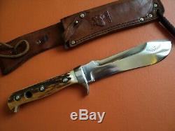 Antique Couteau Chasseur Blanc N ° 6377 Pumas 49571 Excellent État D'origine Germa