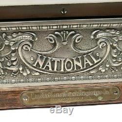 Antique National Cash Register Company Modèle De Trésorerie 332 Bronze Excellent État