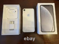 Apple Iphone Xr 128 Go Blanc (déverrouillé) Mint Condition Original Box
