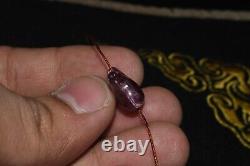 Authentique amulette en perle de grenat de l'ancienne Rome en excellent état