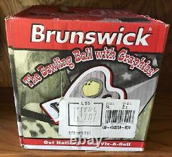 Baiser Brunswick Viz-a-ball Balle De Bowling Excellente Condition Non Percé 14 Livres