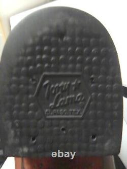 Belles bottes vintage Tony Lama de taille 10D en excellent état, tout d'origine, États-Unis.