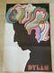 Bob Dylan Par Milton Glaser Affiche Vintage 1967 Excellent État