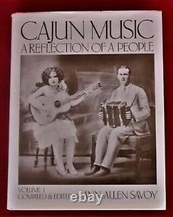 Cajun Music A Reflection Of A People Hardcover 1986 Excellente Condition