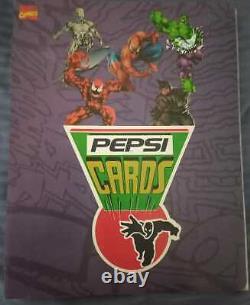 Cartes Pepsi Pleines Marvel 1994-95, Hologrammes Promo Inclus, Excellent État