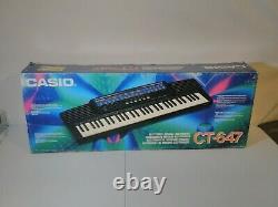 Casio Ct-647 Instrument De Clavier Électrique Avec Boîte D'origine Excellent État