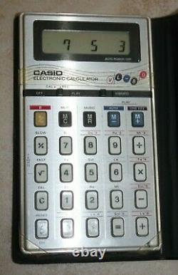 Casio Vl-80 Pocket Calculatrice & Synthétiseur + Couverture Originale Excellent État