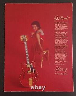 Catalogue de guitares Gibson de 1963 et liste de prix, original en excellent état