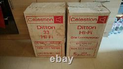 Celestion Ditton 33 Haut-parleurs Excellent État Avec L'emballage D'origine
